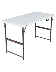 Mesa Plegable Ajustable Lifetime 4 Pies 60x122 cm