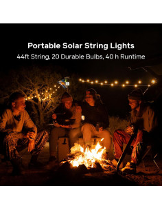 Luces de Cuerda Solar BioLite 13.4 m 20 Bombillas Blanco Cálido 2