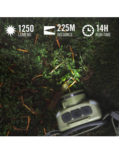 Linterna Frontal Recargable Coast FL95R 1250 Lúmenes LED 4 Modos 2