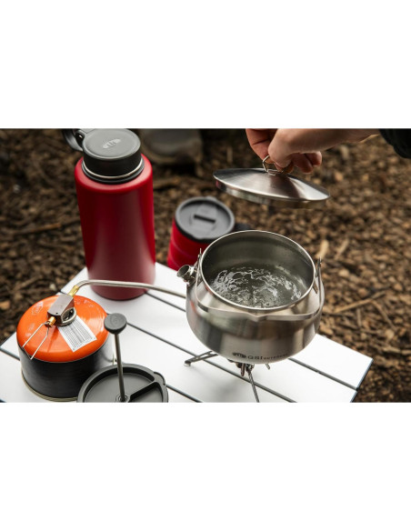 Hervidor de Acero Inoxidable GSI Outdoors 1 L - Camping y Exterior