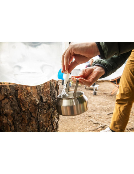 Hervidor de Acero Inoxidable GSI Outdoors 1 L - Camping y Exterior