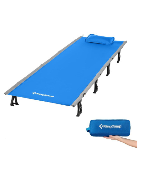 Cama de Camping Plegable KingCamp Ultraligera 2.22 kg Azul