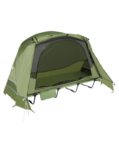 Cama de Camping Plegable REDCAMP con Tienda para 1 Persona 190x70cm