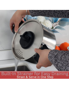 Juego de Utensilios de Cocina Camping Comfilux 6 Piezas Acero Inoxidable 2