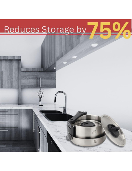 Juego de Utensilios de Cocina Camping Comfilux 6 Piezas Acero Inoxidable Juego de Utensilios de Cocina Camping Comfilux 6 Piezas Acero Inoxidable