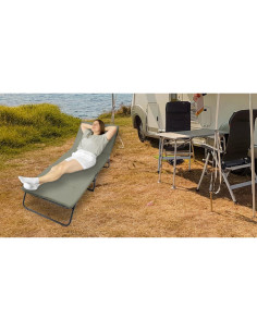 Cama Plegable para Camping ESPIDOO Ajustable 5 Ángulos Tela Oxford 2
