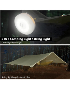 Tarp Impermeable Geertop 5.18 x 3.05m con Luces LED 2