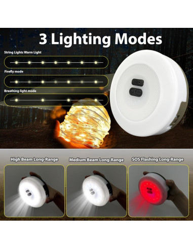 Tarp Impermeable Geertop 5.18 x 3.05m con Luces LED