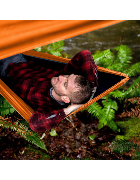 Hamaca y Lona de Lluvia Wise Owl Outfitters Naranja 2.74m Hamaca y Lona de Lluvia Wise Owl Outfitters Naranja 2.74m