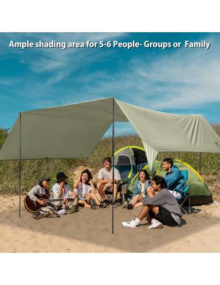 Tarp Impermeable Geertop 5.18 x 3.05m con Luces LED