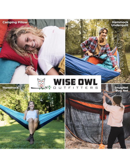 Hamaca y Lona de Lluvia Wise Owl Outfitters Naranja 2.74m Hamaca y Lona de Lluvia Wise Owl Outfitters Naranja 2.74m