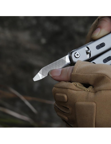 Multiherramienta Roxon FT09 - Juego de 3 Piezas con Cortador, Lima y Destornilladores