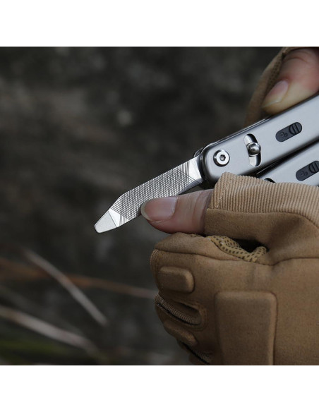 Multiherramienta Roxon FT09 - Juego de 3 Piezas con Cortador, Lima y Destornilladores