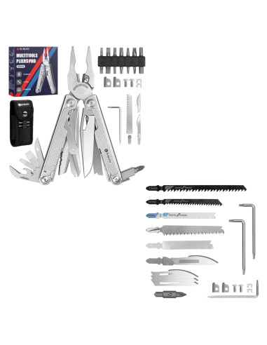 Multiherramienta BIBURY Pro BI2049 con Kit de Piezas Reemplazables