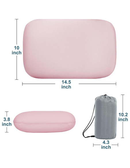 Almohada de Camping Tuphen de Espuma de Memoria Refrigerante 39x25cm