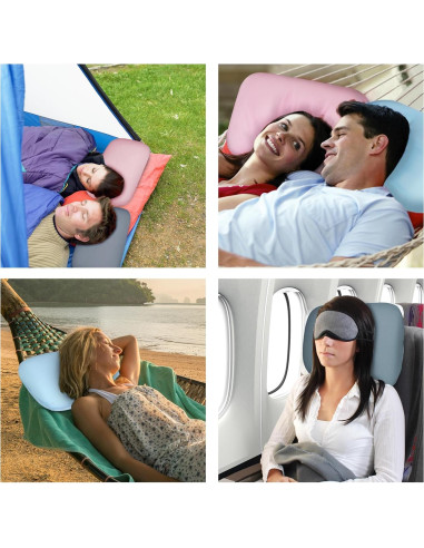 Almohada de Camping Tuphen de Espuma de Memoria Refrigerante 39x25cm