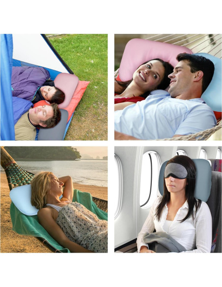 Almohada de Camping Tuphen de Espuma de Memoria Refrigerante 39x25cm