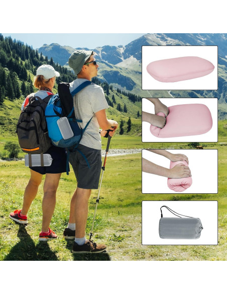 Almohada de Camping Tuphen de Espuma de Memoria Refrigerante 39x25cm