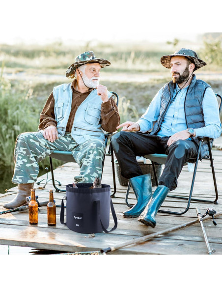 Ducha de Camping Portátil Spopal 10000mAh con Cubo 20L Ducha de Camping Portátil Spopal 10000mAh con Cubo 20L