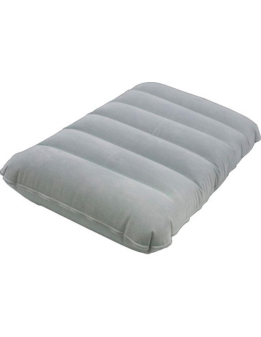 2 Almohadas Inflables Ultraligeras Dogxiong para Camping Gris
