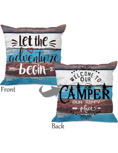 Funda de Cojín Cuadrada 45.72 cm Franela MIXDING Rústica 2