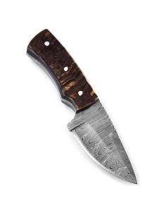 Cuchillo Skiner Poshland BC-69 Acero Damasco 6.35 cm Mango Cuerno