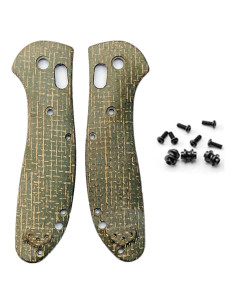 Mangos de Micarta Verde para Cuchillo Benchmade Griptilian 551