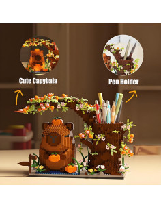 Juego de Bloques de Construcción Capibara - 1880 Piezas Kawaii 2