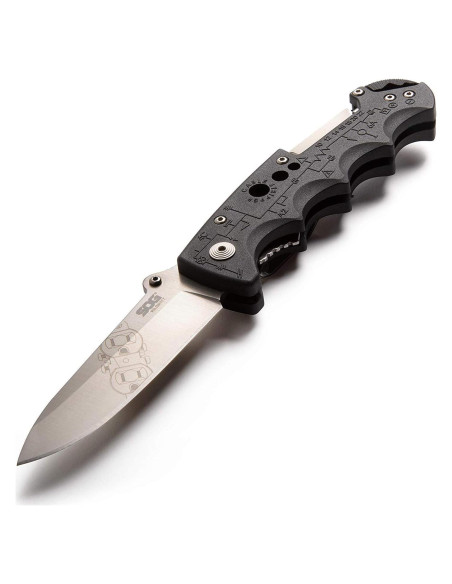 Cuchillo de bolsillo SOG Kilowatt 8.6 cm para electricistas