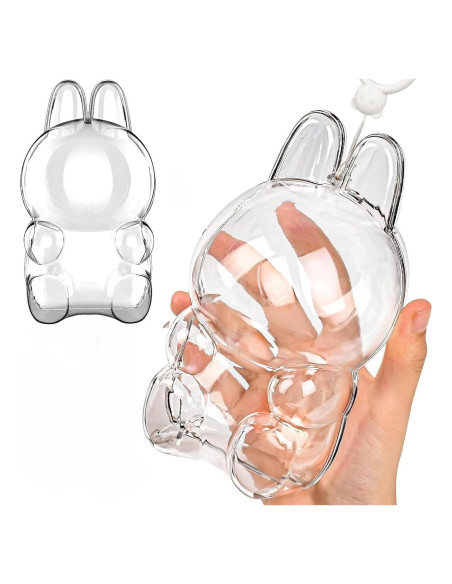 Funda Protectora Acrílica Labub para Figuras Sentadas 15cm