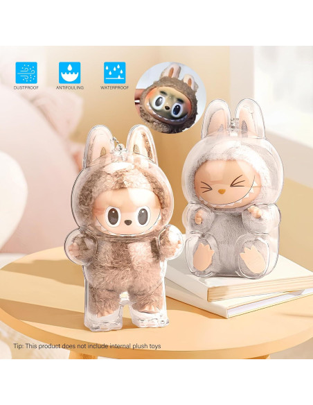 Funda Protectora Acrílica LABUBU - Exhibición Transparente