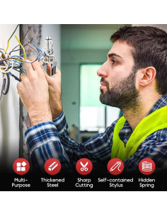 Pelacables Multifuncional 21 en 1 BusyLive - Acero de Cromo-Vanadio 2