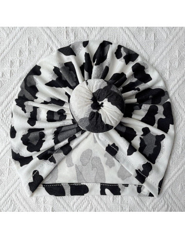 4 Gorros Turbante para Bebé Algodón Suave 0-3 Años