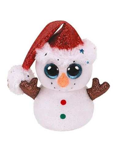 Peluche TY Flurry Snowman 22.5cm Navidad 2019