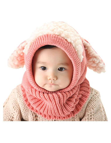 Gorro y Bufanda Térmicos para Bebés con Orejas de Conejo