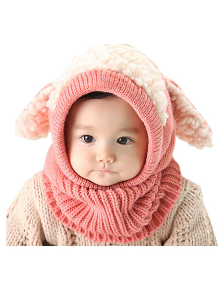 Gorro y Bufanda Térmicos para Bebés con Orejas de Conejo
