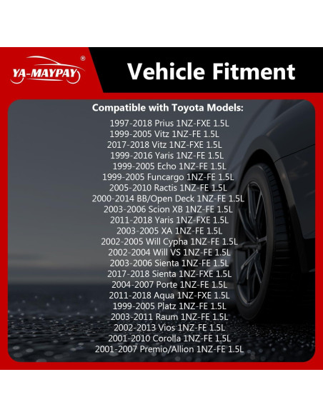 Kit de Cadena de Tiempo YA-MAYPAY para Toyota 1.5L