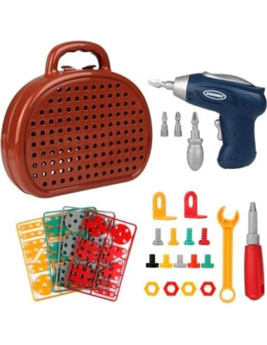 Caja de Herramientas Montessori Oso Yououii con Taladro Juguete