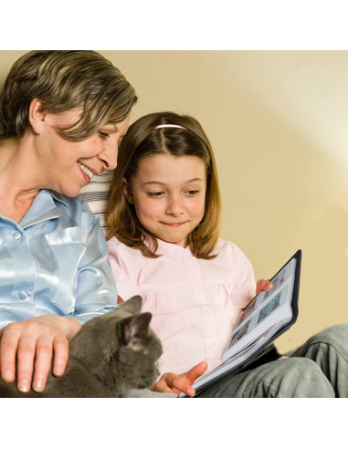 Álbum de Fotos de Bolsillo Ruibytree 256 Fotos Negro