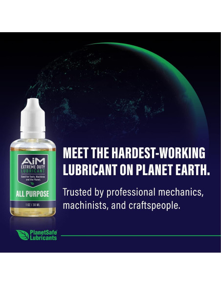 Lubricante Multiusos PlanetSafe AIM 30ml - No Tóxico y Eficaz