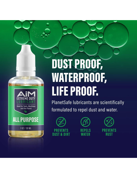 Lubricante Multiusos PlanetSafe AIM 30ml - No Tóxico y Eficaz