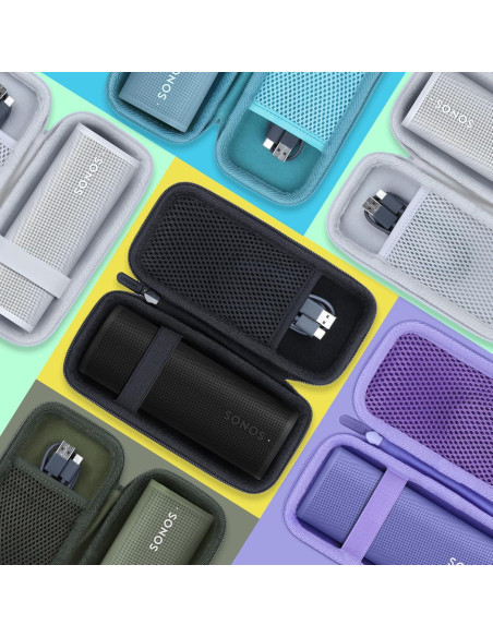 Funda Dura Lebakort para Altavoz Sonos Roam 2/ Roam/ SL Negra Funda Dura Lebakort para Altavoz Sonos Roam 2/ Roam/ SL Negra