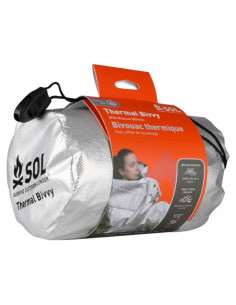 Bivvy Térmico S.O.L. con Silbato de Rescate - Manta de Emergencia