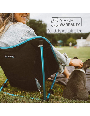 Silla de Festival Helinox Incline Plegable Ajustable Negra