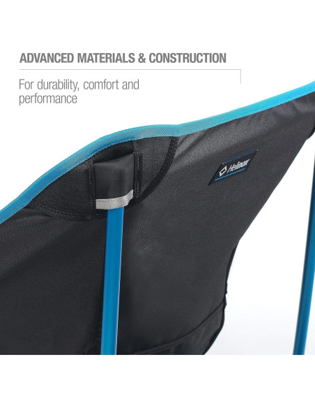 Silla de Festival Helinox Incline Plegable Ajustable Negra