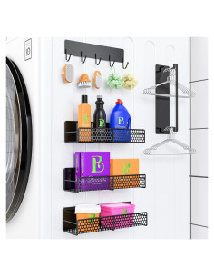 Estante Magnético Bwesdero 5 Piezas para Lavadora y Refrigerador