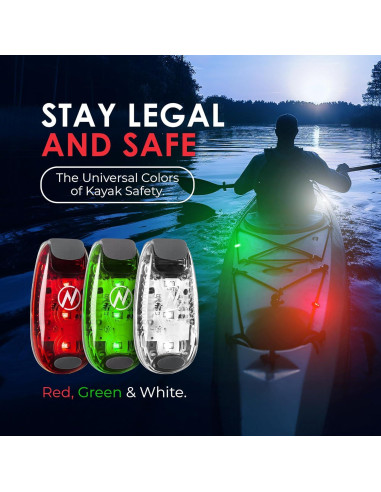 Luces LED KayaLuma para Kayak - Paquete de 3, IPX5