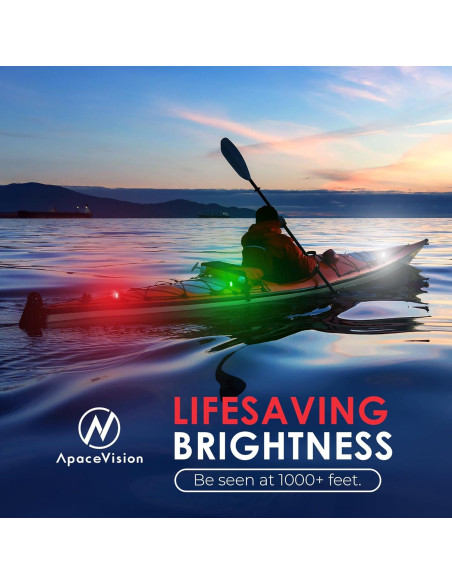 Luces LED KayaLuma para Kayak - Paquete de 3, IPX5