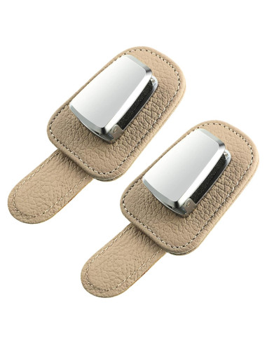 Soporte de Gafas Mudder para Coche Clip Universal Beige