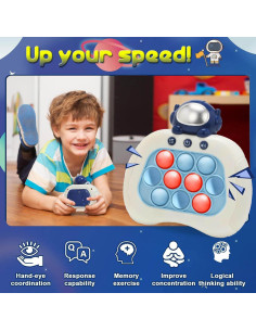 Juego Antiestrés Portátil Lesipee Astronauta Azul 999 Niveles 2